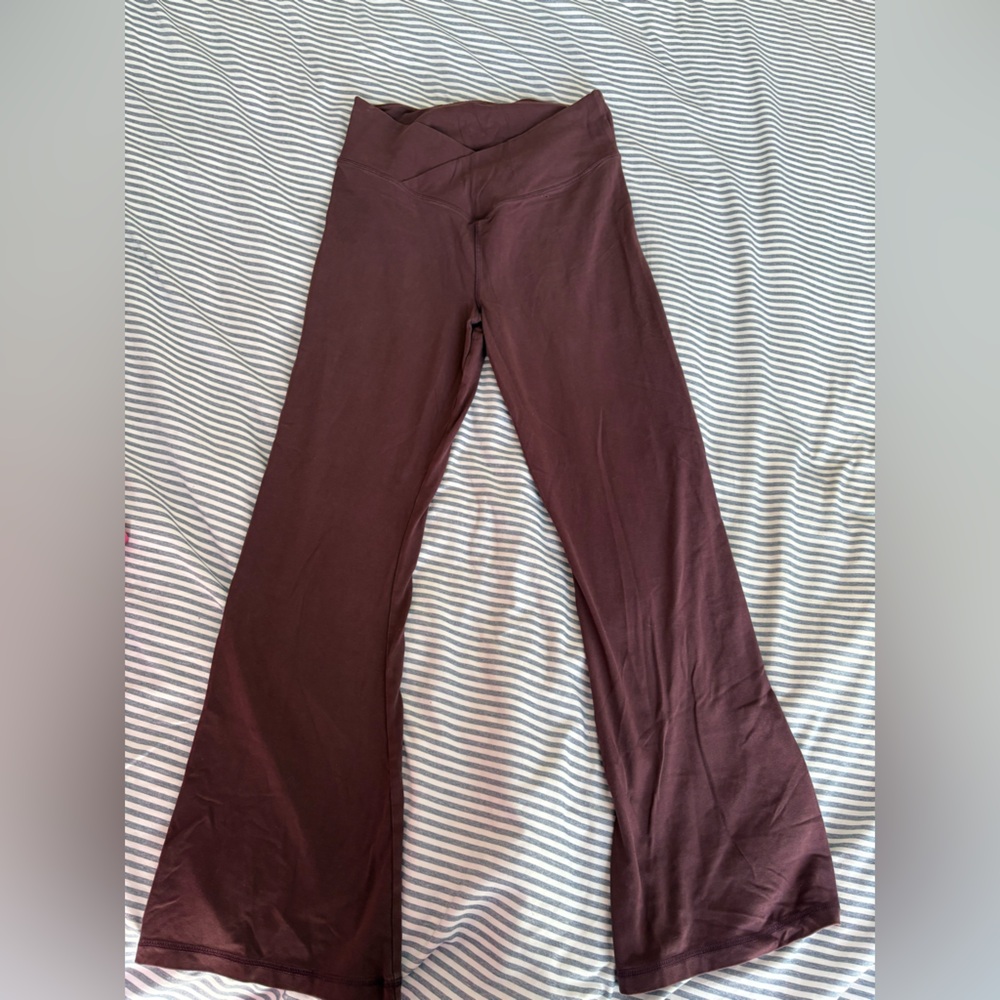 PINK Victoria's Secret Burgundy Leggings